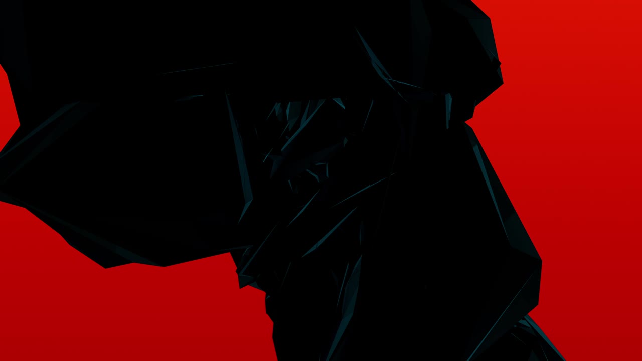 fondo abstracto negro 3d