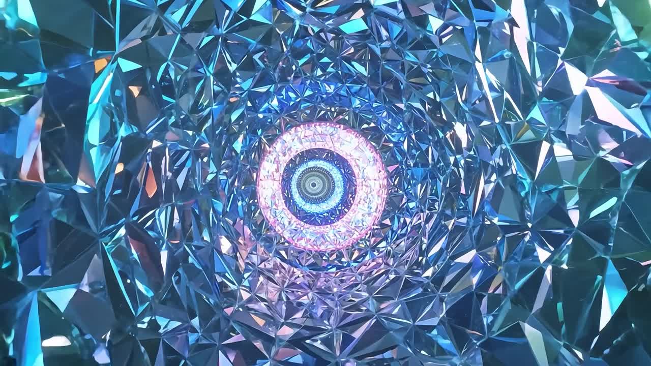 patrón de caleidoscopio geométrico abstracto