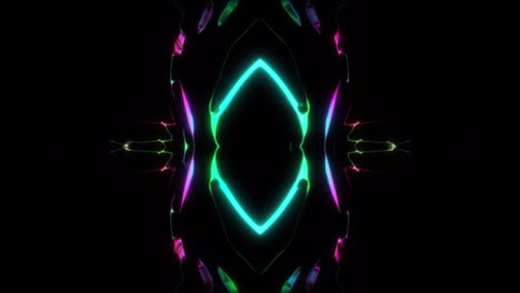 minimalistic club background with brightly colored shapes for vj shows