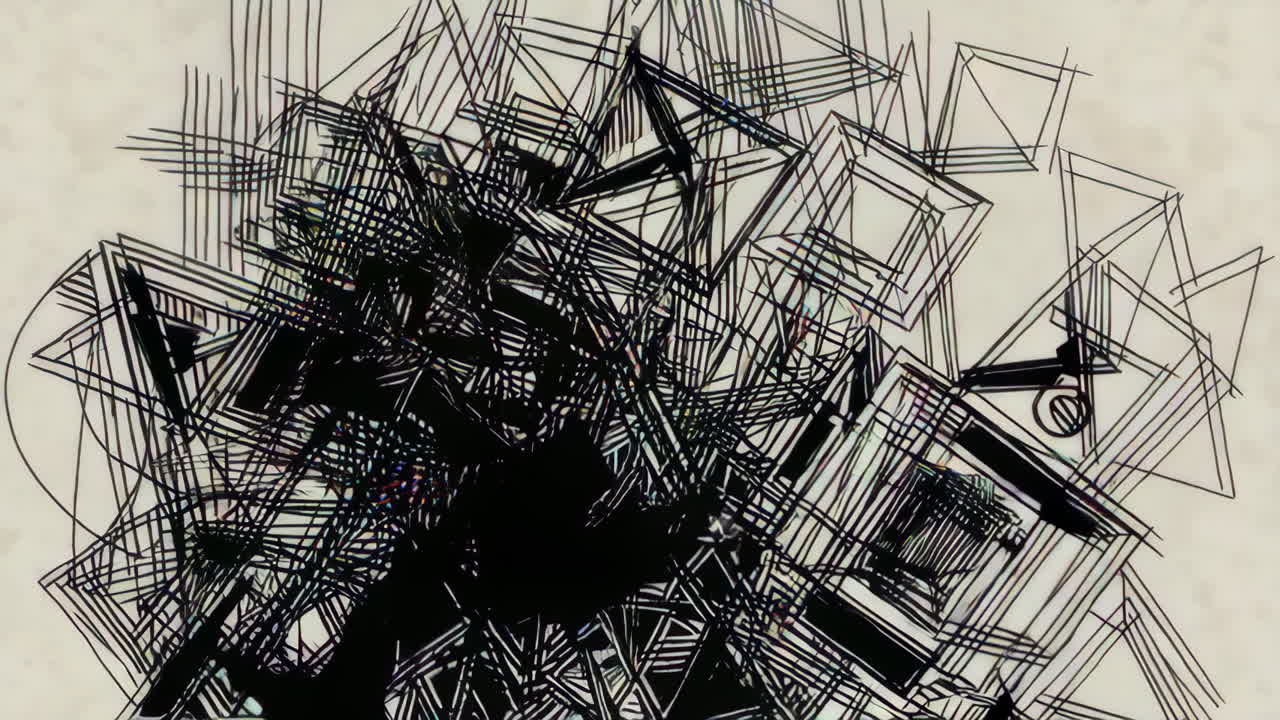 Abstract Ink Drawing