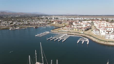 Flyover-of-Beach-in-Ventura-California