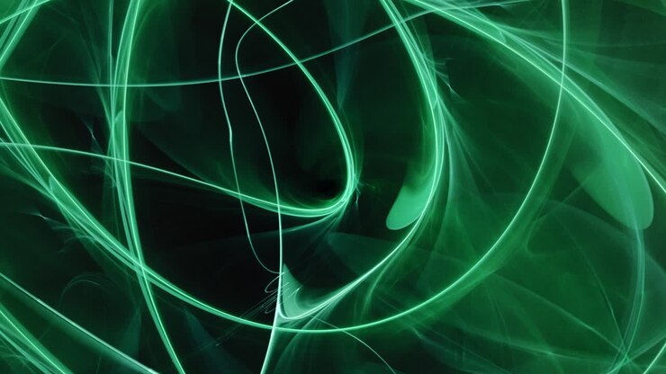 Static electricity in stasis green fusion plasma globe, endless seamless looping energy vortex