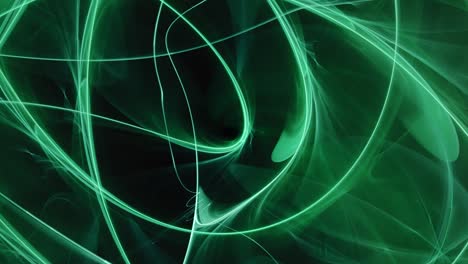 static electricity in stasis green fusion plasma globe, endless seamless looping energy vortex