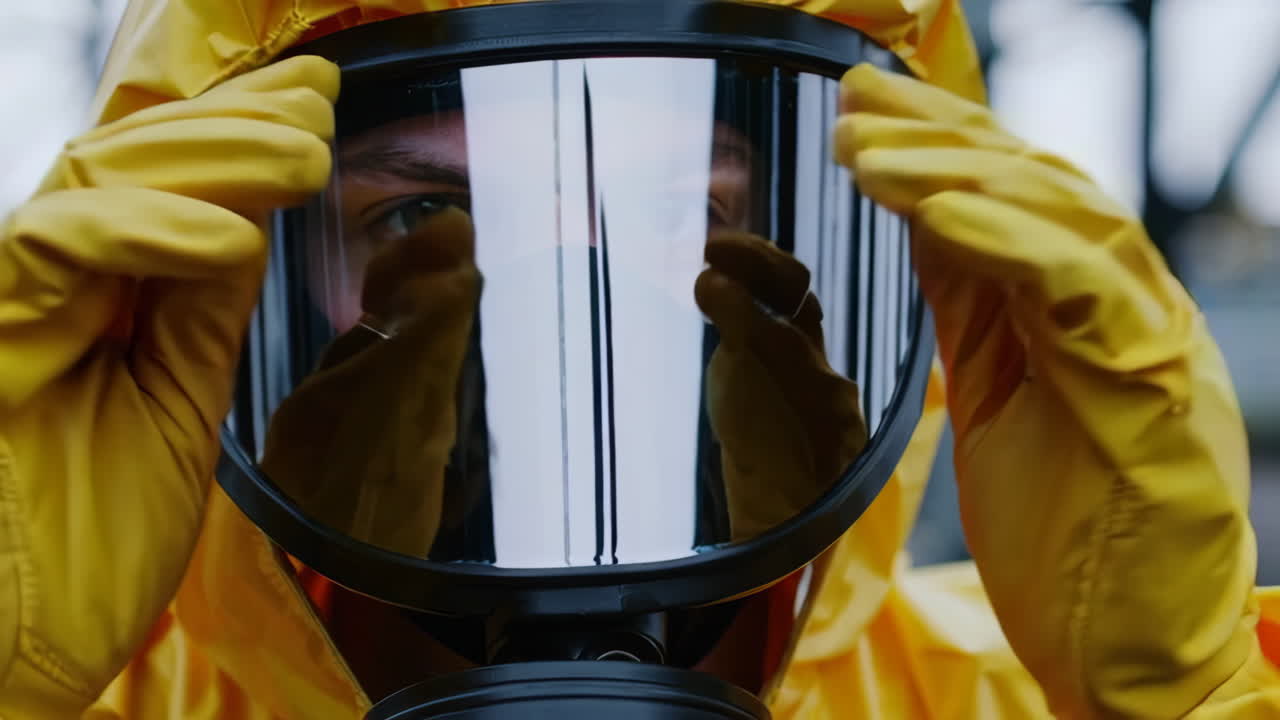 Person in Hazmat Suit