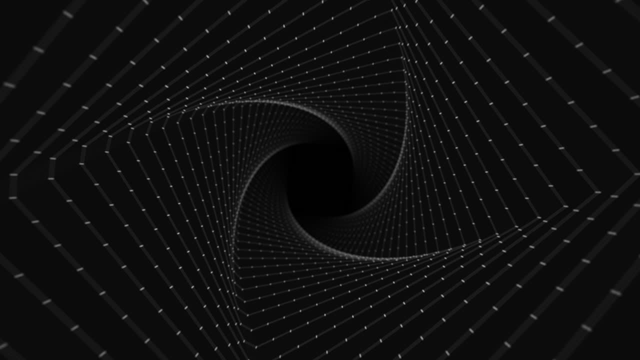 túnel espiral geométrico abstracto