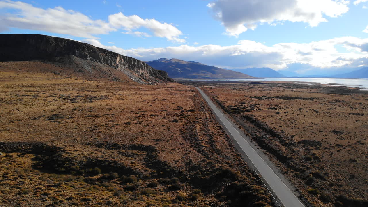 Scenic Road Through Mountainous Landscape
