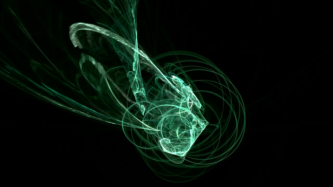 Colorful green lines pattern abstract motion background