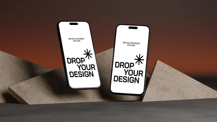 Mobile Phone Screen Mockup