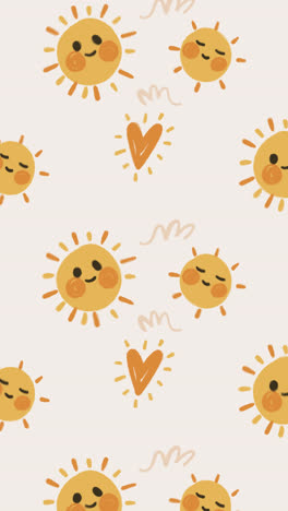 an animation of a hand drawn╬o├╢┬╝γoe£├¡sun pattern