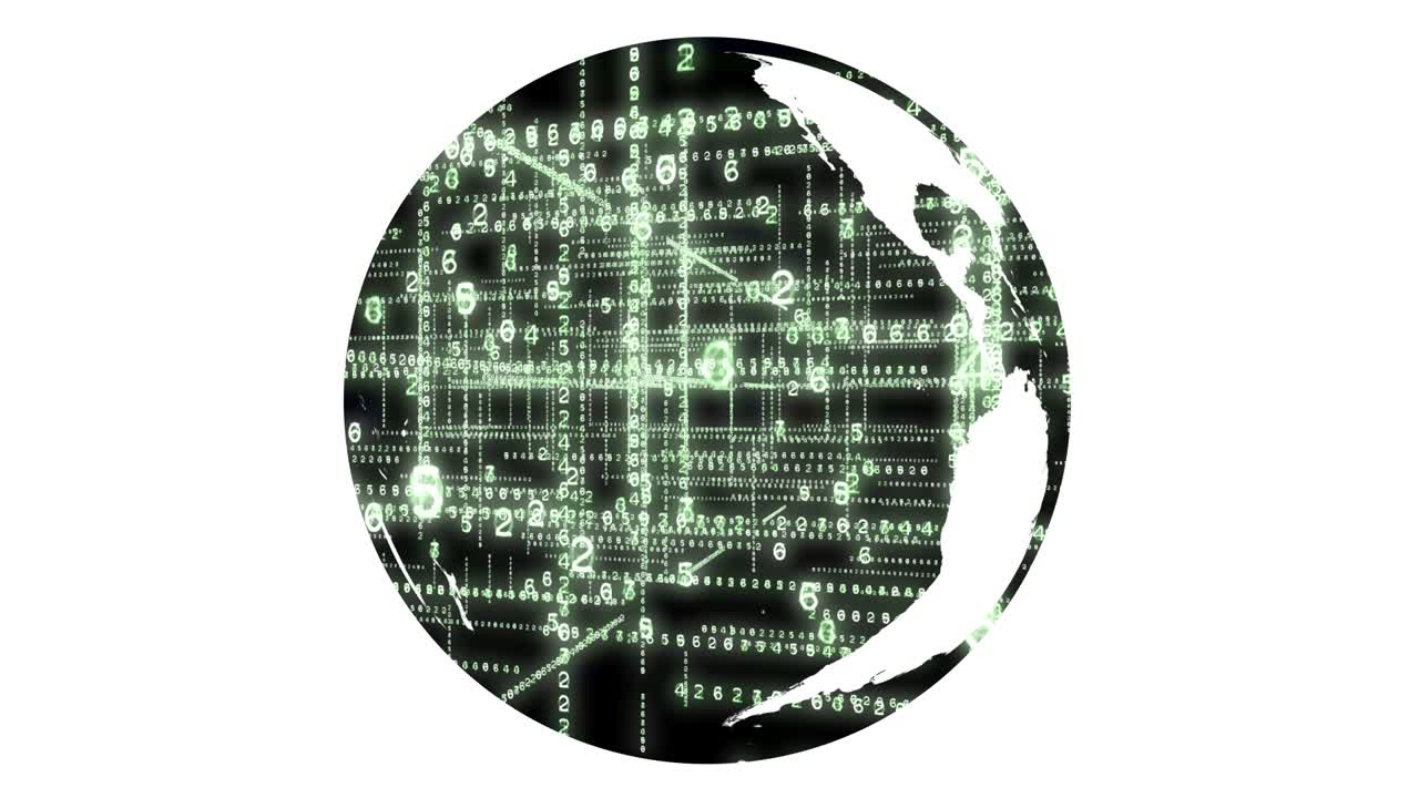 World filled with data.