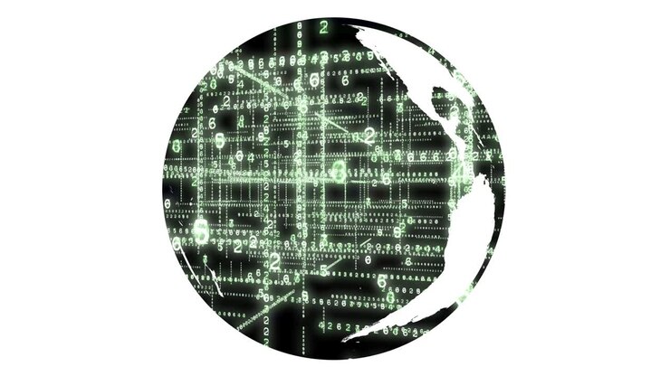 World filled with data.