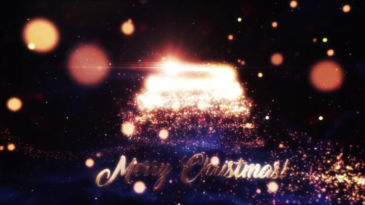 Sparkling cosmic scene