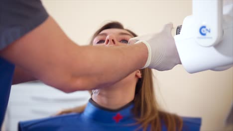 procedimiento de rayos x dentales