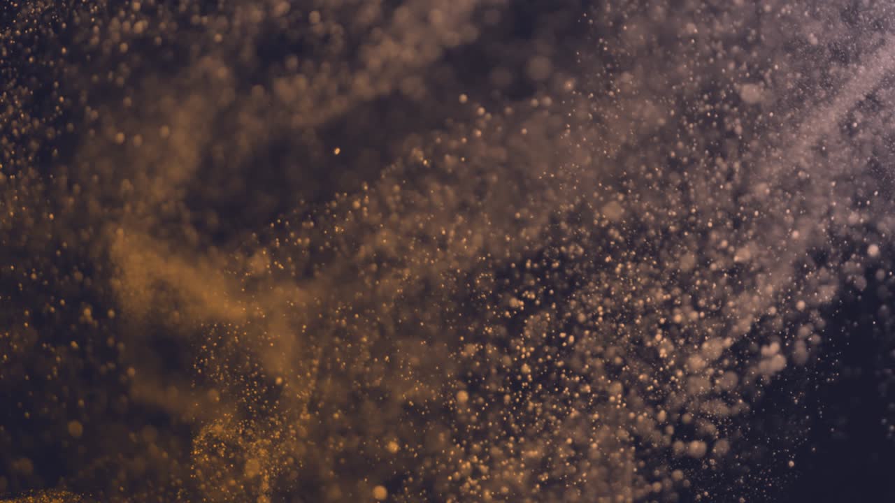 летающие частицы пыли бесконечная петля - 4k видео