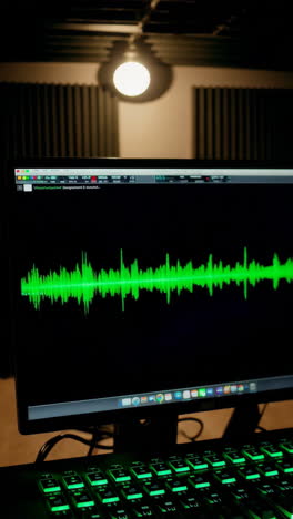 audio editing studio setup