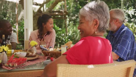 portrait of a senior african american woman spending time in garden