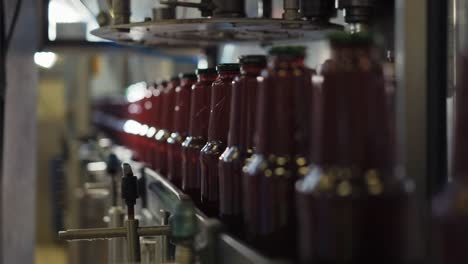 juice packaging process in factory