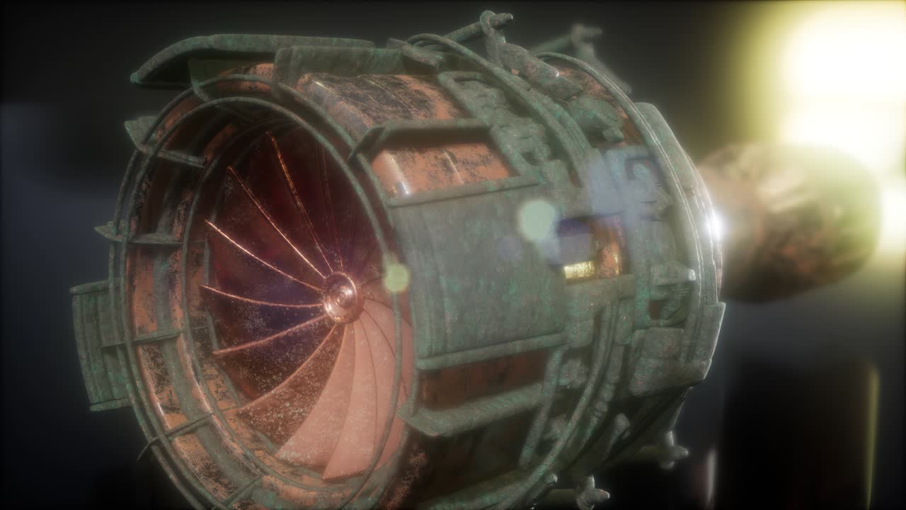 회전 제트 엔진 터빈