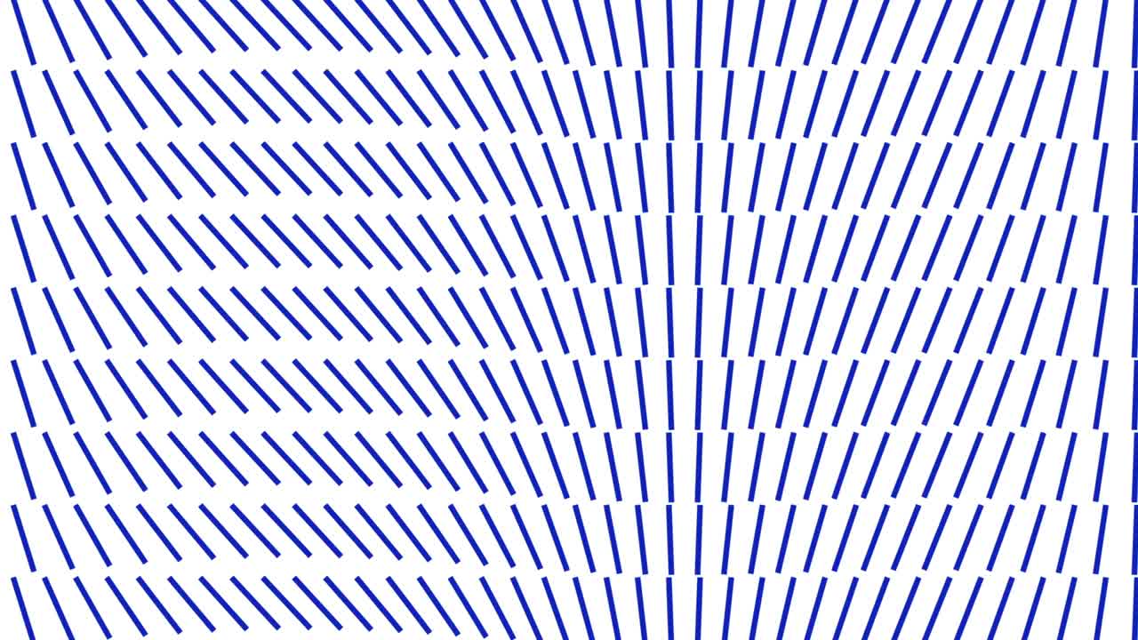 Abstract CGI 2D Motion Graphics and Animated background with blue lines. Flat Geometric Transition 4K Footage.