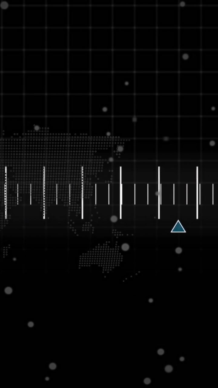 World map with grid and data points, animation of global data analysis