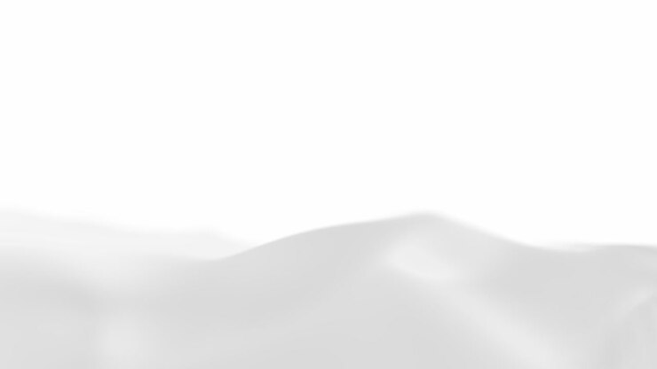 Abstract white liquid waving design element loop