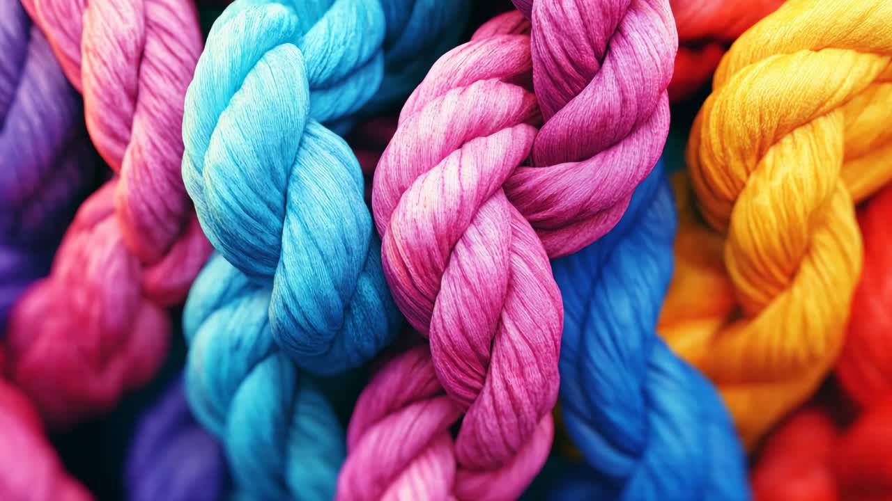 Colorful Braided Ropes