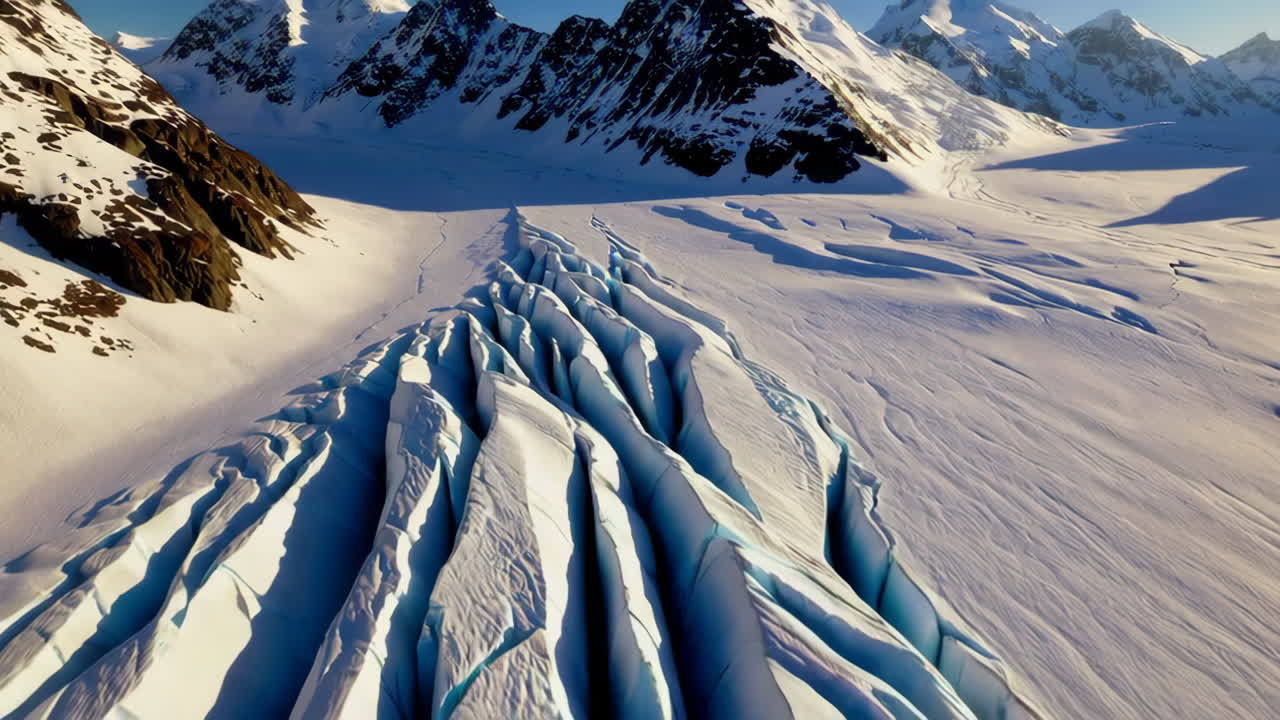 웅장한 빙하 풍경