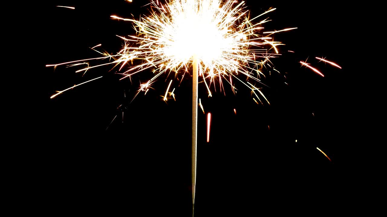 las luces de bengala.