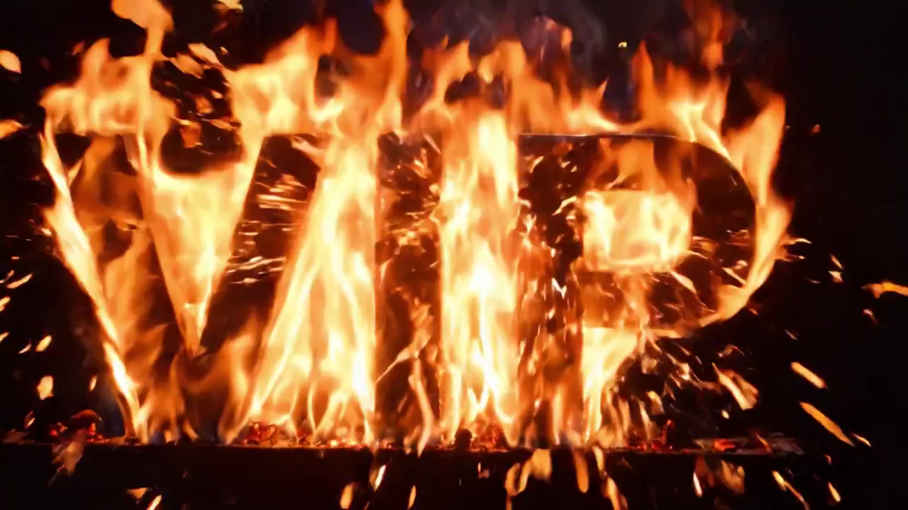Uno spettacolo audace di fiamme avvolge le lettere VIP, trasformandole in uno spettacolo infuocato che cattura il pubblico con il suo calore intenso ed energia dinamica.