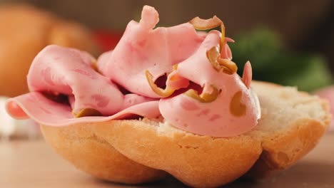 sándwich de salame