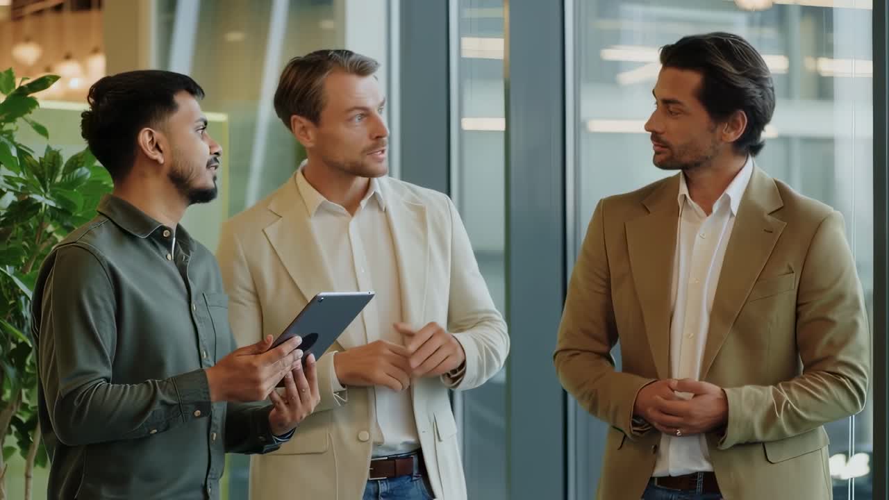 Businessmen in a meeting