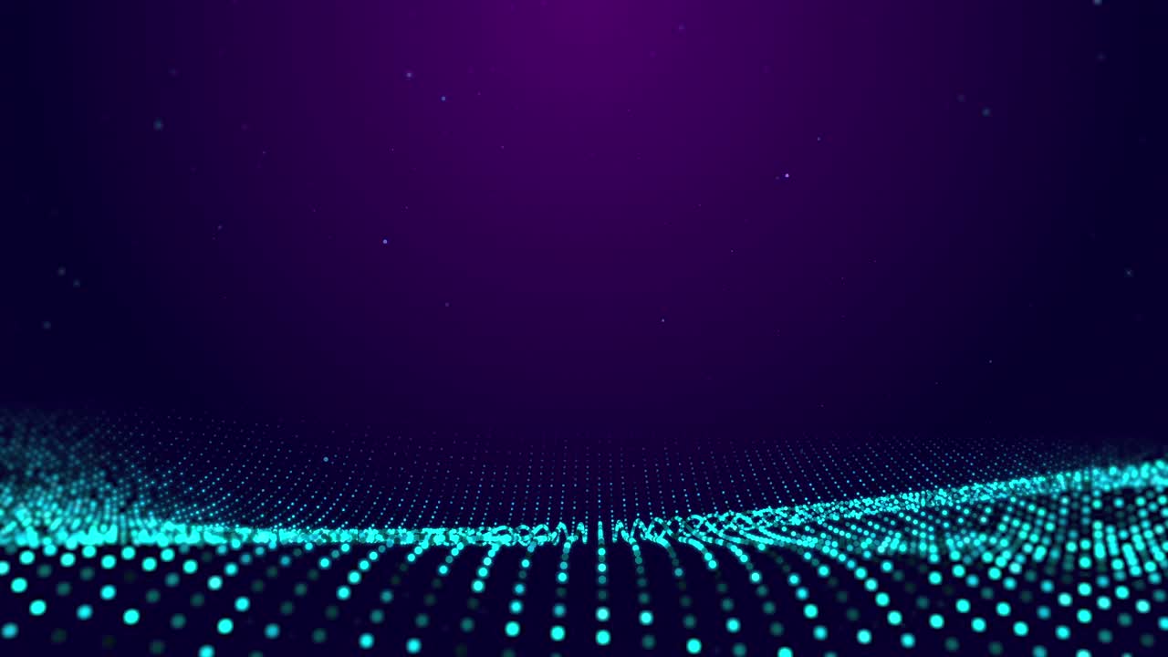 forma de onda digital fluida y brillante abstracta