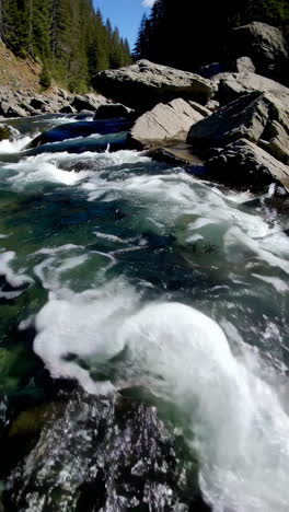fast-flowing mountain river