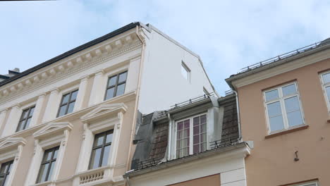 old european townhouses