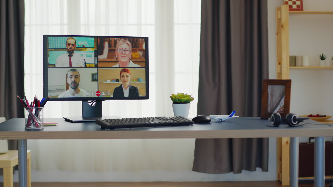 una habitación sin nadie en ella.