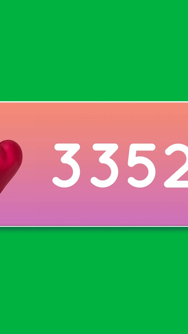 Riquadro di chat sfumato con numeri 4k