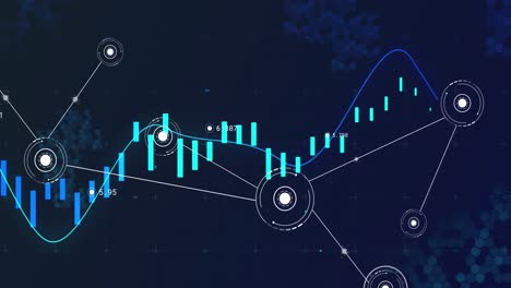 Animation-of-network-of-conncetions-with-icons-over-data-processing