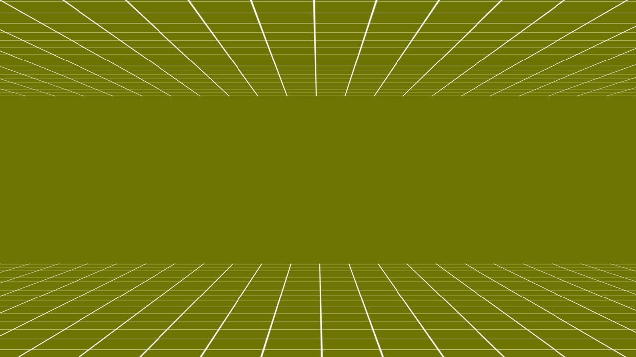 4k 해상도 관점 그리드 기술 배경, 와이어 프레임 바닥과 천장, 디지털 기술 배경 - 동적 레트로 배경 - 루프 가능 - 4k 박스 배경 - 모션 레트로 다채로운 선 추상적인 배경 - 노란색 배경