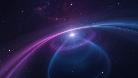 cosmic rings and nebula