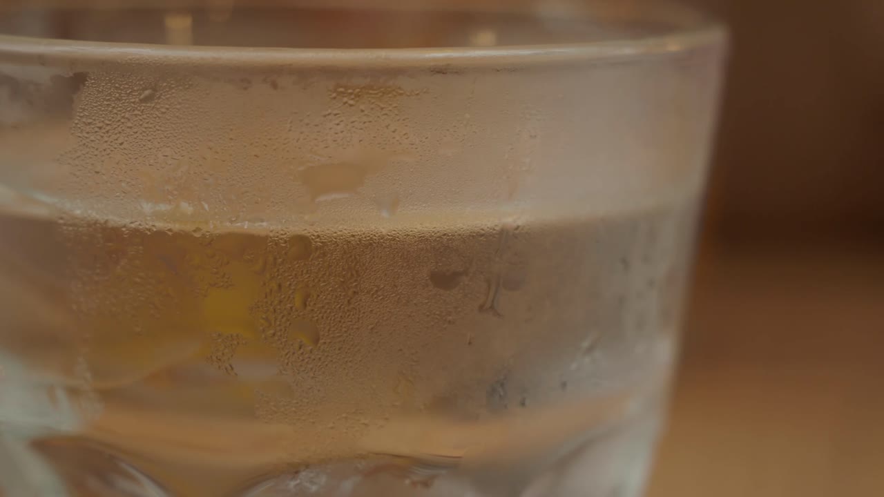 Glass of Water with Condensation