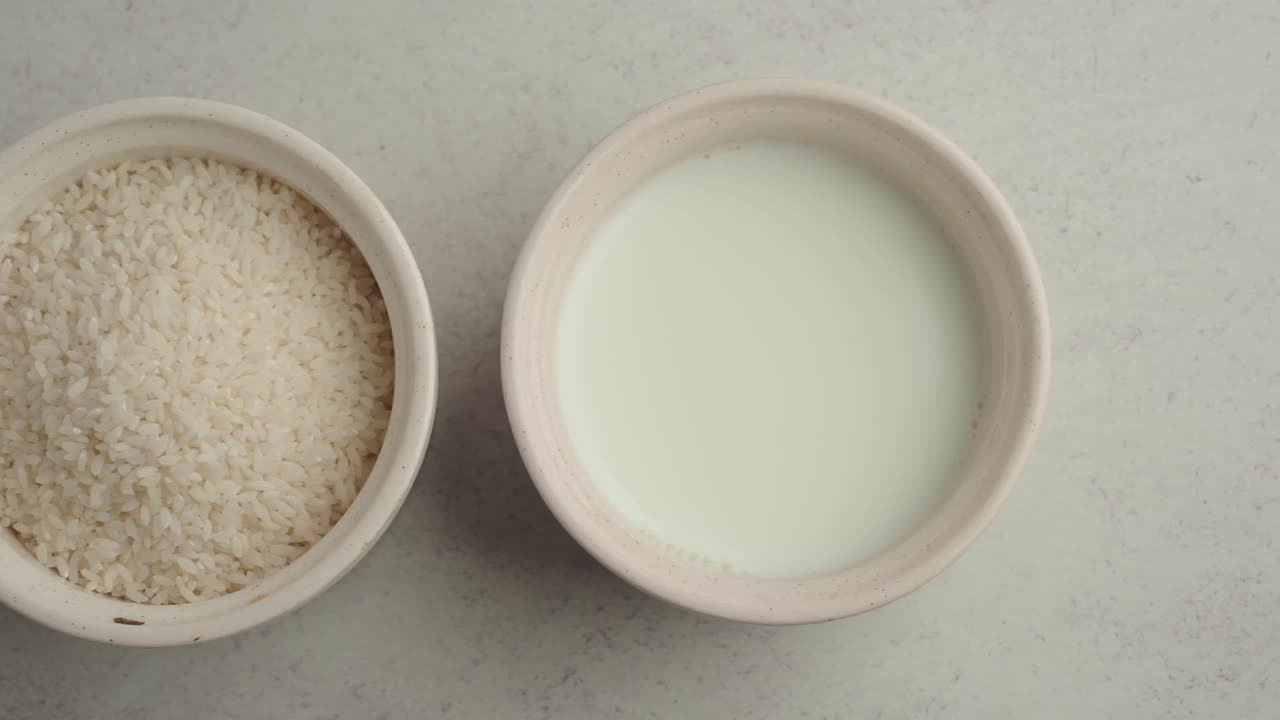 Rice and Milk Ingredients