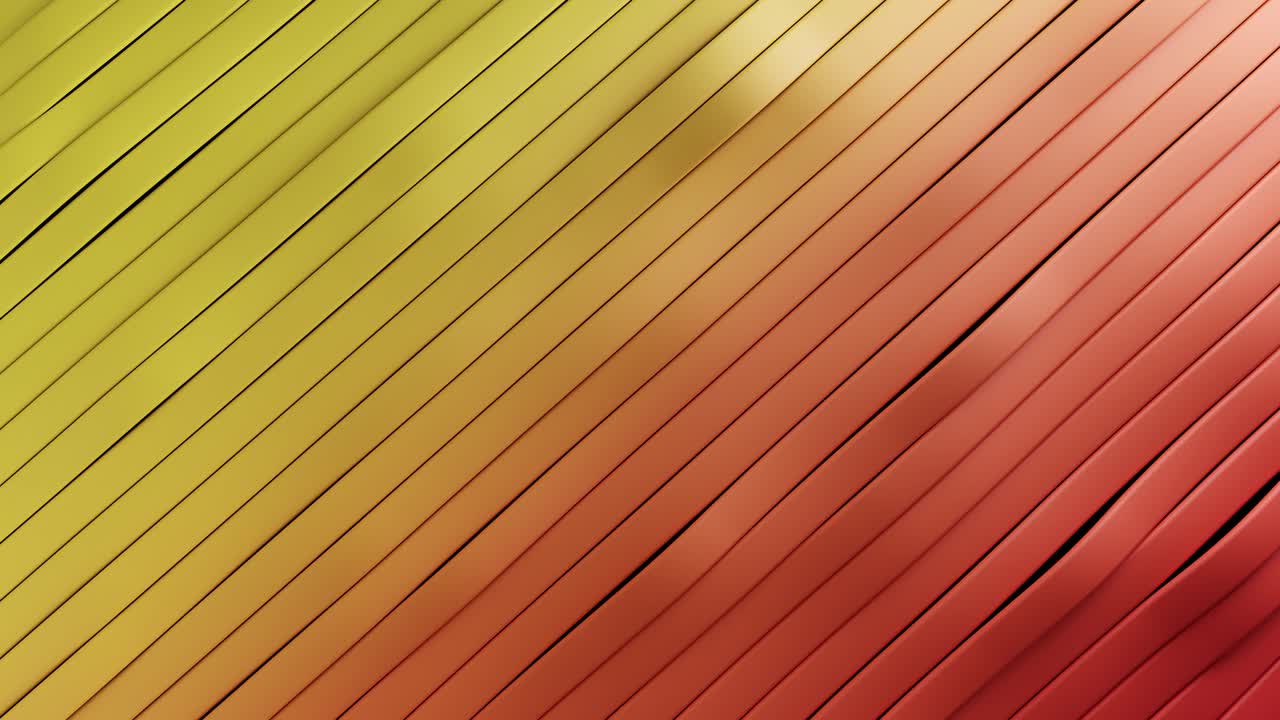 Abstract surface of multicolored waving lines background. 3d loop