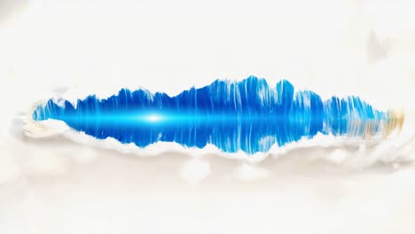 abstract blue light wave