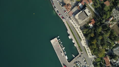 a small port on the bay of kotor