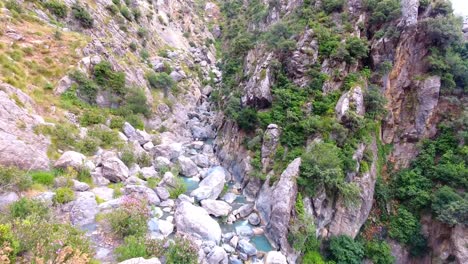 babour mountain waterfall in setif