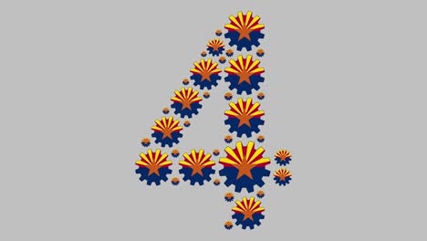 el número cuatro de arizona