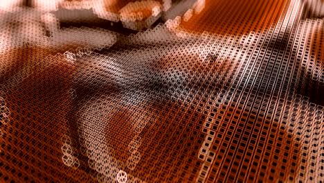 4k abstract visualization of data flow.
