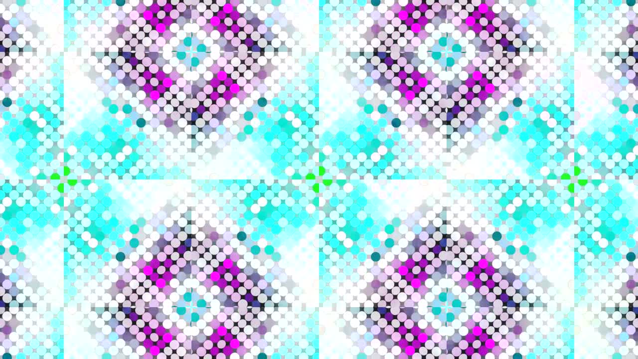 kaleidoscopio en movimiento. gráficos en movimiento de 4k