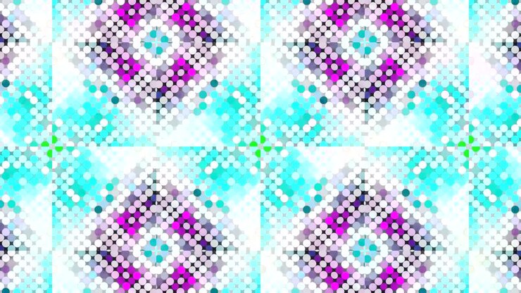Moving kaleidoscope. 4K motion graphics