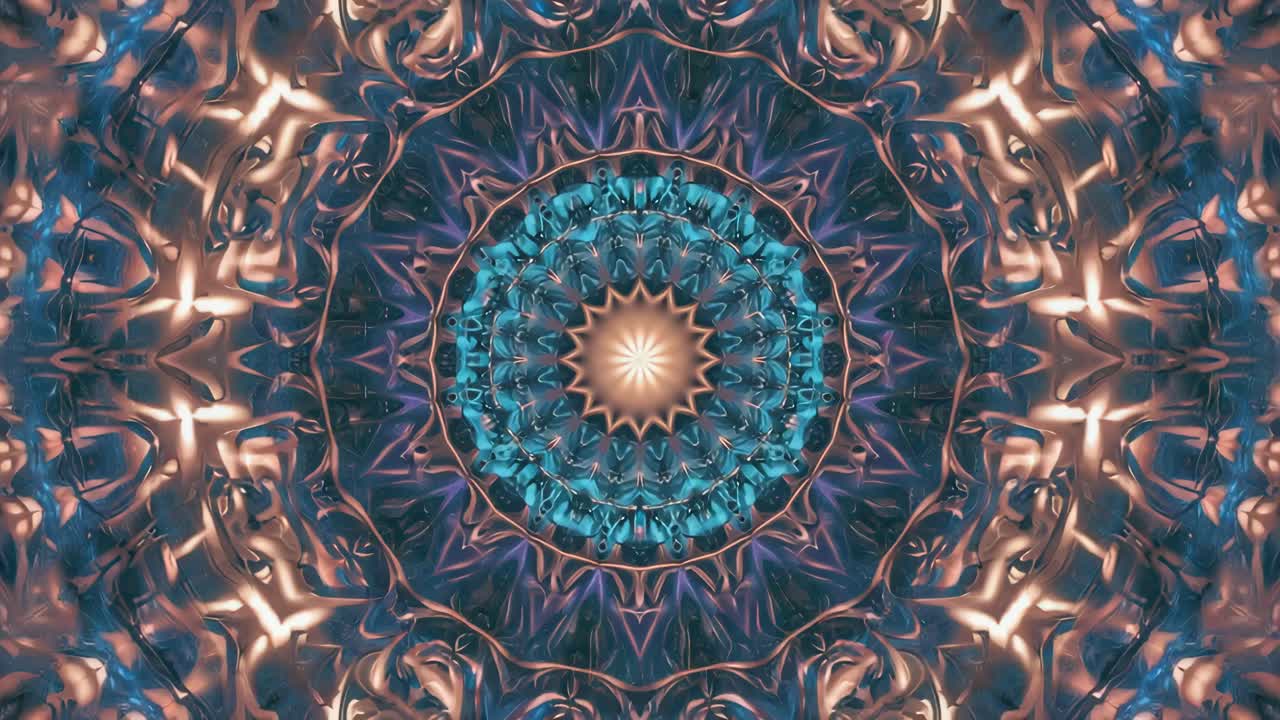 Dynamic Colorful Kaleidoscope Pattern
